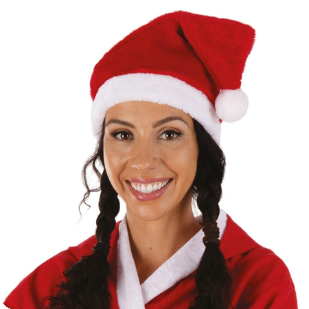 Bonnet de Noël en peluche