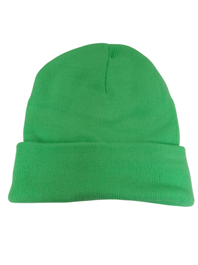 Bonnet vert fluo