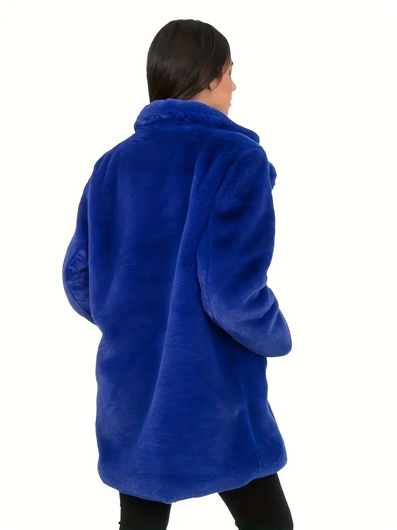 bontjas blauw (nepbont)