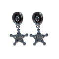 boucles d'oreilles de shérif cowboy