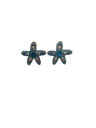 Boucles d'oreilles de sirène de luxe en turquoise
