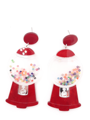 boucles d'oreilles distributeur de boules de gomme