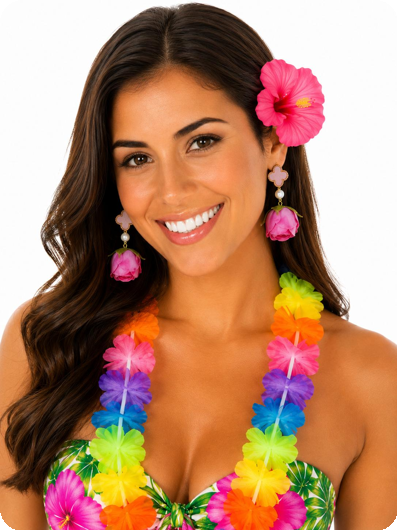 boucles d'oreilles fleur
