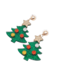 Boucles d'oreilles sapin de Noël