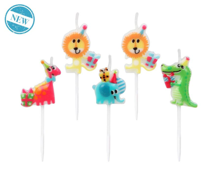 Bougies d’anniversaire animaux