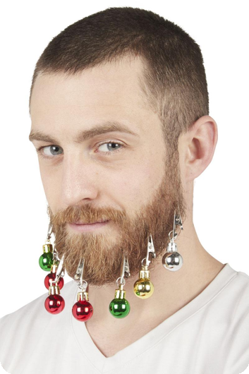 Boules de Noël pour barbe