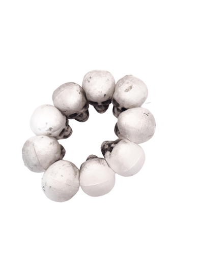 Bracelet d'Halloween avec des crânes