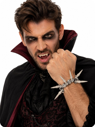 Bracelet squelette Halloween