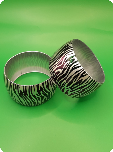 Bracelet à motif zèbre