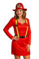 Brandweer dames verkleed jurk