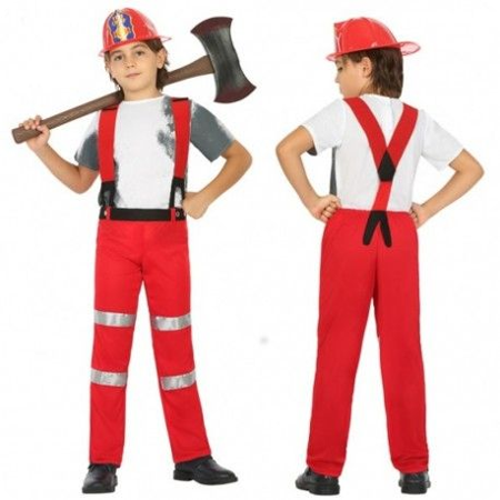 Brandweerman carnavalskostuum voor kinderen