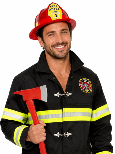 Brandweerman helm volwassenen