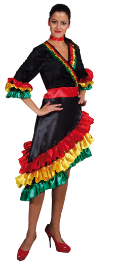 Braziliaanse dames verkleed jurk Rio
