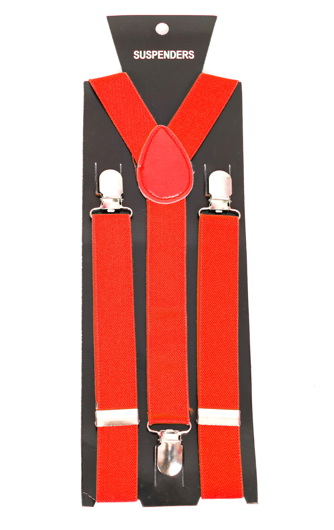 Bretellen classic rood
