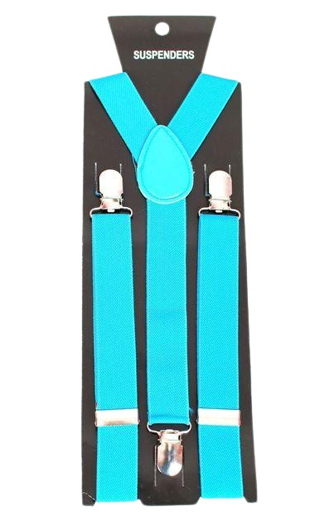 Bretellen classic Turquoise blauw