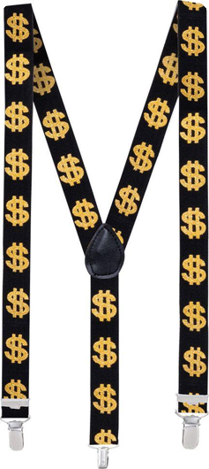 Bretellen Dollar goud
