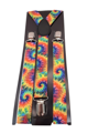 Bretelles avec motif arc-en-ciel