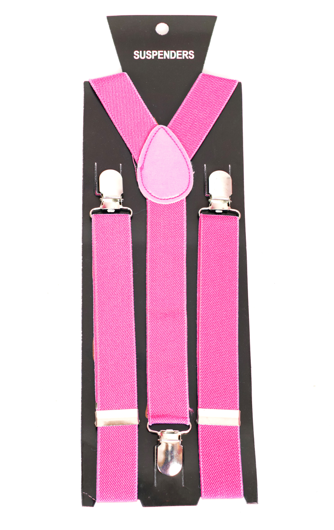 Bretelles rose vif classiques