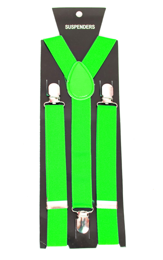 Bretelles vert clair classiques