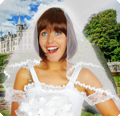 Bridal Veil with embellished detail