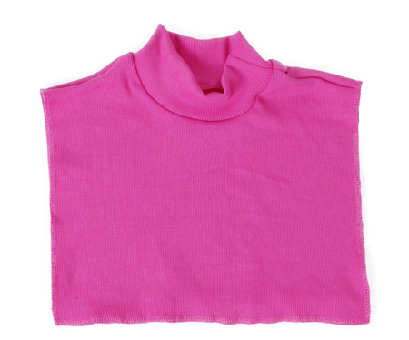 Bright pink cowl neck/collar for under costume
