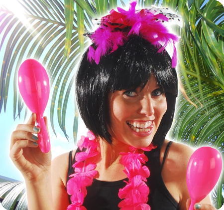 Bright Pink maracas