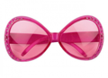 Bril Flashy roze met srass