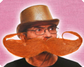 Brown mustache
