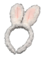 Bunny oortjes wit/roze