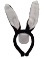 Bunny oortjes zwart met wit