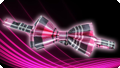Burlington bow tie in bright pink