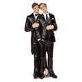 Cake Deco wedding couple men (13cm)