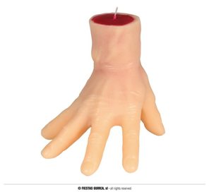 candle hand with blood 15 cm