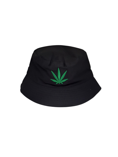 Cannabis 10Vissershoedje met wiet blad