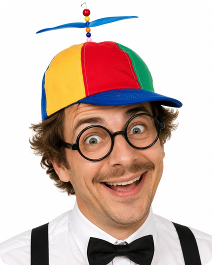 Cap couleurs avec hélice