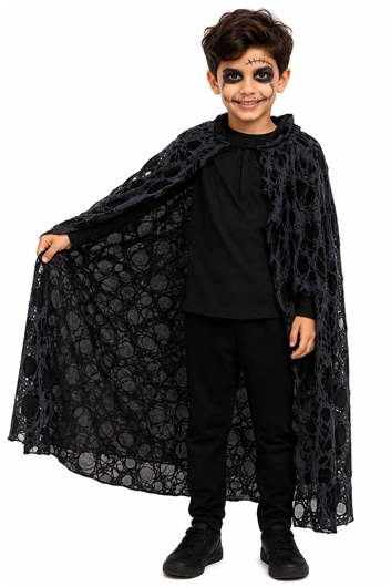 Cape d'Halloween avec maille 105 CM Junior