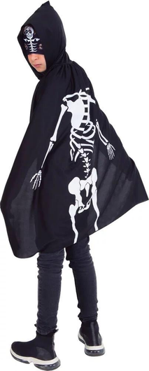cape halloween met masker
