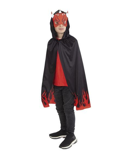 cape halloween met masker