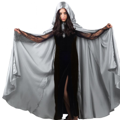 Cape satijn zilver/grijs unisex