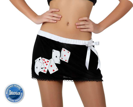 Card game poker skirt