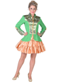 Carnaval Jasje brocaat Suzy groen