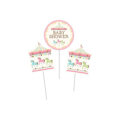 Carousel Centerpiece Sticks (3pcs) Baby Shower