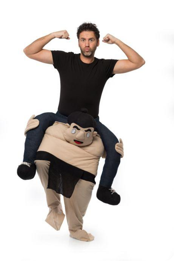carry me sumo worstelaar kostuum