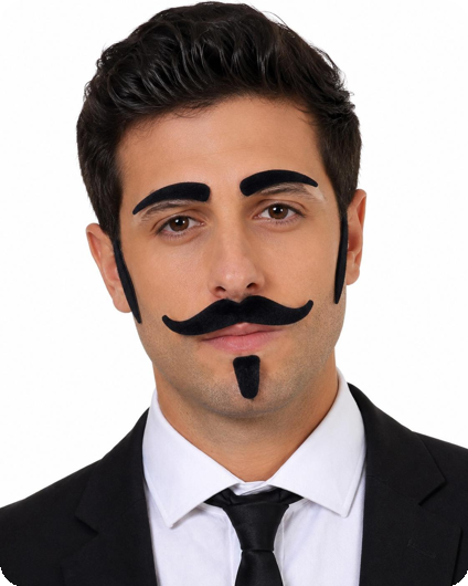 Casanova Character Set - Beard and Mustache