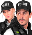 Casquette de police