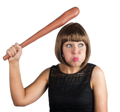 Caveman plastic wooden stick