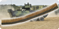 Ceinture de munitions militaire en plastique