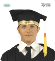 Chapeau de graduation avec des details d'or