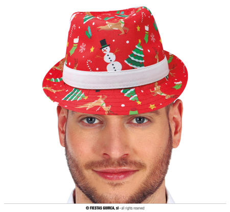 chapeau de Noël rouge pour hommes