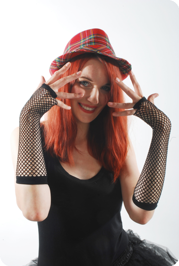 Chapeau de punk avec Tartan écossais